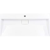  Umivaonik od lijevanih minerala/mramora 100 x 46 x 11 cm bijeli | shoptok.hr