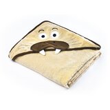 Sensillo Water Friends mekani ručnik za kupanje – bež morž 100 x 100 cm | shoptok.hr