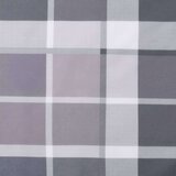 Blazina za ležalnik siva karo 186x58x4 cm oxford tkanina, (20623440) | Shoptok.si