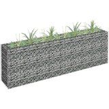 Gabionska sadilica od pocinčanog čelika 180 x 30 x 60 cm | shoptok.hr
