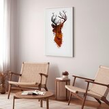 Artgeist Slika Na Platnu Deer In The Morning | Shoptok.si