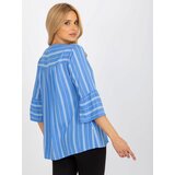 Sublevel Blouse-D73771M11062C-blue | Shoptok.si