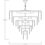 Zuma line 17701/20-GLD - Luster na lancu VERSAILLES 20xE14/40W/230V zlatna | Eponuda.com