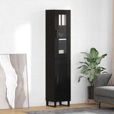  Highboard Crni hrast 34,5 x 34 x 180 cm Konstruirano drvo | shoptok.hr