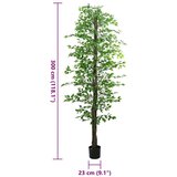 vidaXL Umjetna biljka ficus 2016 Listovi 300 cm zeleni | shoptok.hr
