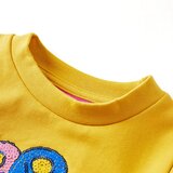  Dječja topla majica tamna oker 92 | shoptok.hr