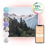 Klarstein Wonderwall Air Art Smart infracrveni grijač, Bijela | shoptok.hr