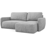 Makamii Svijetlo siva sklopiva/s prostorom za odlaganje kutna garnitura od šenila (s desnim kutom/s ležaljkom) Lilo – | shoptok.hr