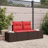  Vrtni kauč s jastukom 184 x 62 x 69 cm poliratan | shoptok.hr