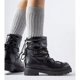 Gemre Black snow boots with drawstring Eagleville | Shoptok.si