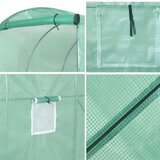  Vrtni staklenik - tunel od folije 6x3x2m 18m² - UV PREMIUM - zeleni | shoptok.hr