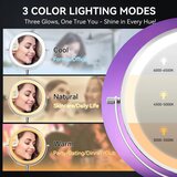 AUXMIR kozmetično ogledalo z LED osvetlitvijo, 1x/30x | Shoptok.si