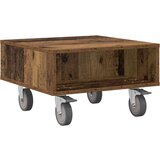  Stolić sa kotačima Staro drvo 50 x 50 x 30 cm Konstruirano drvo | shoptok.hr