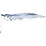  Samostojeća automatska tenda 600x350 cm plavo-bijela | shoptok.hr