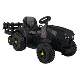 Traktor na akumulator s prikolico Titanium - črn | Shoptok.si