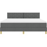  LED Box Spring Krevet Tamno siva 180 x 200 cm tkanina | shoptok.hr