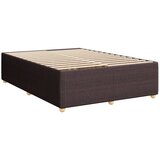 vidaXL Okvir za krevet bez madraca tamnosmeđi 140 x 190 cm od tkanine | shoptok.hr