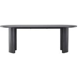 Vind Collection Vind pravokutni blagovaonski stol Grundsund 220 × 100 × 75 cm, crna | shoptok.hr