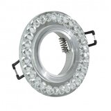 Mitea Lighting M206053 ugradna svetiljka transparentna+kristali okrugla | ePonuda.com