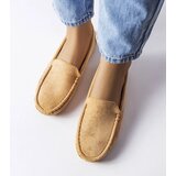 Gemre Beige loafers with leather insole Souplet | Shoptok.si