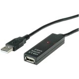 Value USB 2.0 aktivni kabelski podaljšek\, črn\, 30 m KVM podaljšek 30.00 m črna, (20416006) | Shoptok.si