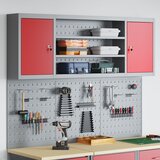 vidaXL Komplet omar za orodje Komplet 6 Rdeča in siva Jeklo, (22048519) | Shoptok.si