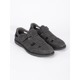 Shelvt Grey openwork loafers for men | Shoptok.si