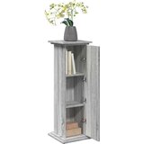 vidaXL Stalak za izložbu s pohranom boja hrasta 31x30x90 cm drveni | shoptok.hr