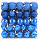  Set božićnih kuglica 100 kom. Plava 4 cm Polistiren | shoptok.hr
