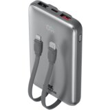 Riva Case prenosna baterija/powerbank VA2611 10.000 mAh 30W, z LCD ekranom in 2x podatkovni kabel (Type-C, Lightning) - za vse telefone Cene