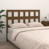  Uzglavlje za krevet boja meda 205,5x4x100 cm masivna borovina | Shoptok.si