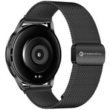 forcell F-DESIGN FS11 magnetna narukvica od nerdjajućeg čelika za SAMSUNG Watch 22 mm crna Cene