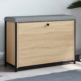  The Living Store Klop za čevlje s preklopnim predalom sonoma hrast 82x32x56 cm - Klop Za Čevlje, (21444132) Cene
