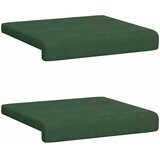 Jastučić za klupu 2 kom. Kord Tamnozelena Dubina 35 cm | shoptok.hr