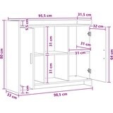  Kreveta 98,5 x 33 x 80 cm PB | shoptok.hr