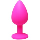 Fantasy toys Anal butt plug Pink M Cene