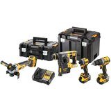 Dewalt DCK429P3T-QW Combo set DCD805 + DCG405 + DCH273 + DCF850, 18 V black, yellow | shoptok.hr