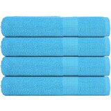 vidaXL Brisače 4 kos turkizna 100x200 cm 360 gsm 100% bombaž, (21822918) | Shoptok.si