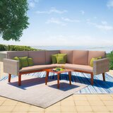 The Living Store Vrtna sedežna garnitura z blazinami 4-delna poli ratan siva - Komplet Vrtnih Kavčev, (21425857) | Shoptok.si