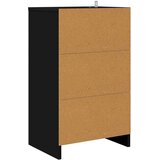  Noćni ormarić Crna 40 x 30 x 467 cm Konstruirano drvo | shoptok.hr