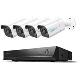 Reolink varnostni komplet RLK8-800B4-A, 1x nvr snemalna enota 2TB hdd, 4x ip kamere B800, zaznavanje gibanja, 4K ultra hd, ir led luči | Shoptok.si