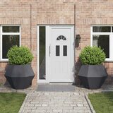  Sadilica 2 pcs Antracit 100 x 100 x 80 cm Čelik | shoptok.hr