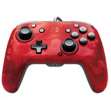 Pdp nintendo switch faceoff deluxe controller + audio camo red Cene