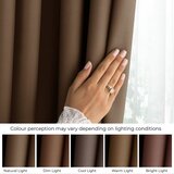 Restilo Rjava zavesa za delno zatemnitev 140x270 cm Carli – | Shoptok.si