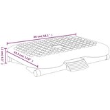  Oslonac za noge crni 46 x 34,5 x 11 cm | shoptok.hr