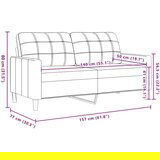  4-dijelni set sofa s tabureom tamnosivi od tkanine | shoptok.hr