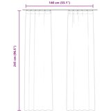  Zavjese za zamračivanje 2 kom baršunaste crne 140 x 245 cm | shoptok.hr