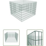  The Living Store Kvadratni mrežasti vrtni kompostnik 100x100x70 cm - Kompostnik, (21744016) Cene