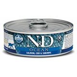 Nuevo N&D hrana u konzervi za mačke - ocean - losos - 80gr Cene