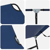  Sklopiva ležaljka za sunčanje Plava 188 x 57 x 86,5 cm | shoptok.hr